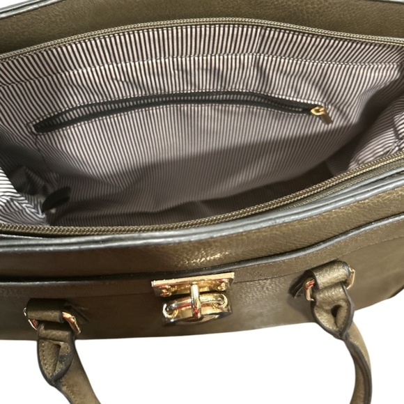 Large Sage Green Top Handle Purse in like new condition. - Picture 5 of 6